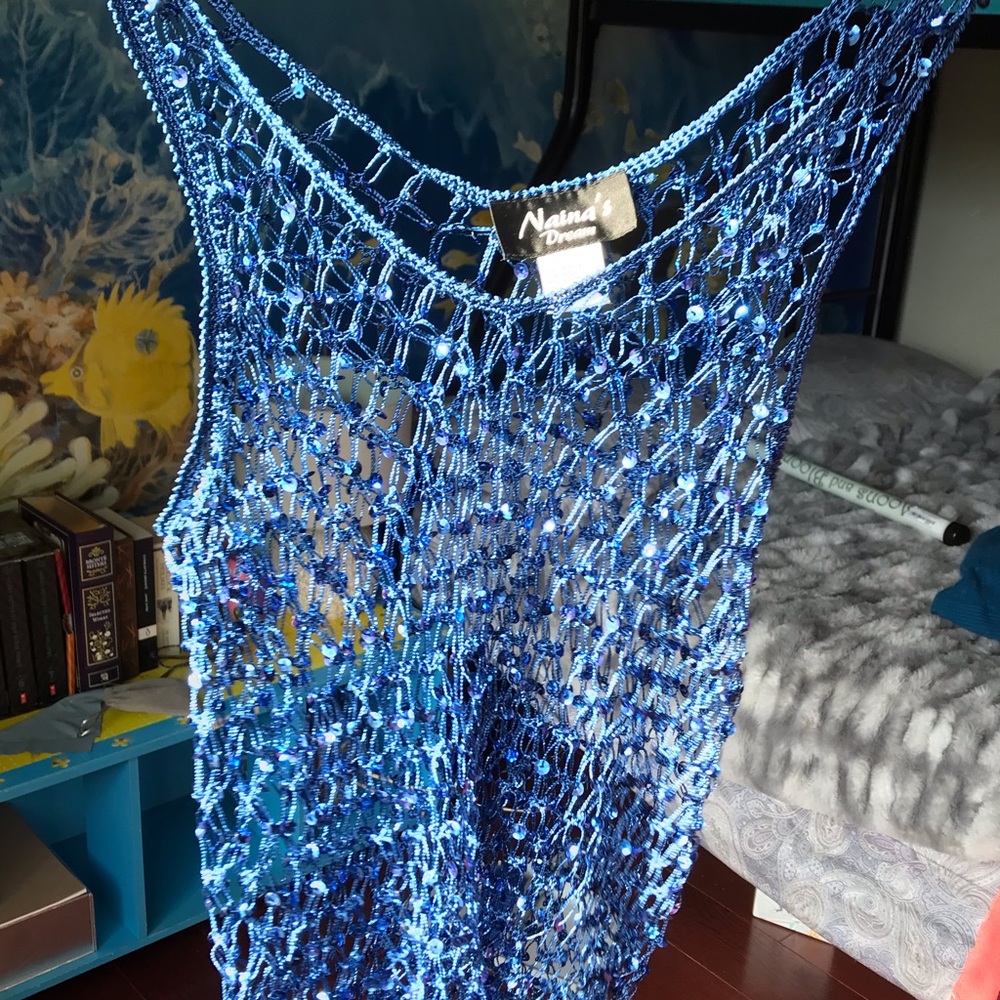 Naina’s Dream Sparkle Fishnet shirt